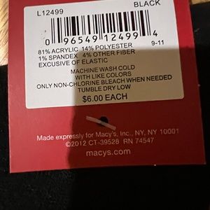 Unisex crew socks seasonal with sparkly word “cheers” from macys size 9-11 women